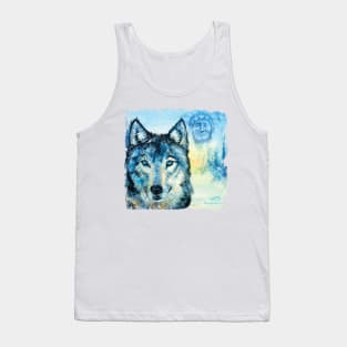 Spirit Wolf - your spiritual animal guide Tank Top